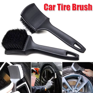 Car Wheel & Tire Brush Car Tire Rim Detail Brush Car Tire Cleaning Tool Cleaning Brushes Car Wheels Detailing Cleaning Accessories