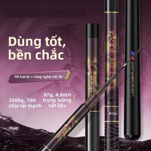 QYUFU | Cây Đào Black Pit Carbon Fiber Nhẹ Chắc Màu Đỏ
