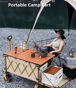 UP DOWN | Folding Large Outdoor Picnic Camp Trolley