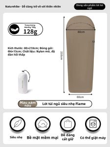 NatureHike | Túi ngủ lót mỏng chống bẩn dùng ngoài trời tiện mang theo