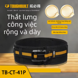 TOUGHBUILT | Thắt Lưng Dụng Cụ TB-CT-41P Móc Nhanh Bản Rộng Dày Dặn Có Thể Mở Rộng