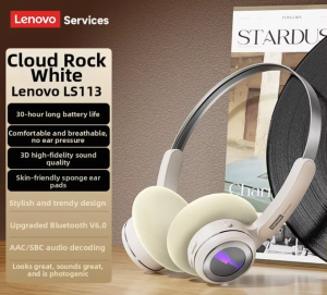 Lenovo | Vintage Over-ear Bluetooth Headphones