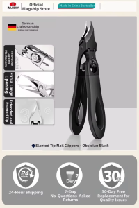 IMLUCKY | Long Angled Ingrown Toenail Cutter Large Opening Anti-Splash