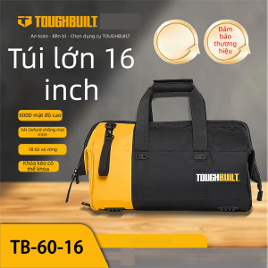 Toughbuilt | Túi Đựng Công Cụ Hình Bát Giác Miệng Rộng 40cm