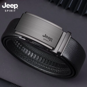 Jeep | Mens New Automatic Buckle Genuine Leather Belt