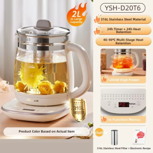 [China Plug Adapter Needed] Bear | Multi-Function Large Capacity Electric Kettle