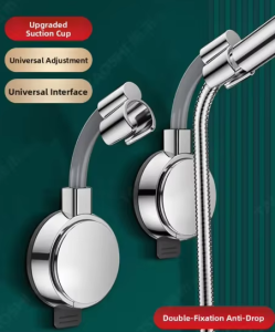 TAOSHI | Adjustable No-Drill Shower Head Mount with Suction Cup