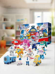 AULDEY | Super Wings Full Collection Transforming Robots