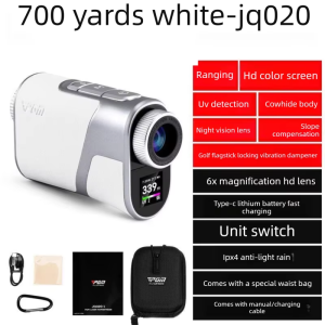 PGM GOLF | UV Detection High Definition Red Lens Golf Rangefinder with Slope Compensation and Vibration
