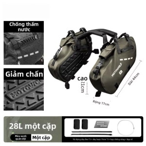 MOTOWOLF | Túi Đuôi Xe Máy Chống Thấm Nước Dung Lượng Lớn