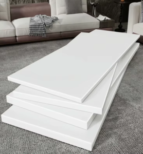 QINQI | White Multilayer Real Wood Panels Partition