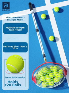 REXUELONG | Portable Automatic Ball Collector Tennis Picker