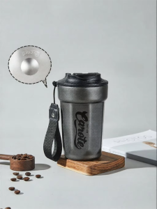CAROTE | Portable Insulated Stainless Steel Coffee Cup