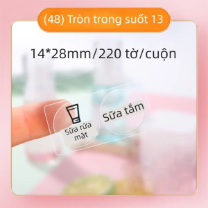 Niimbot | Giấy In Nhãn Dán Nhiệt Đèn Cảm Ứng Tròn
