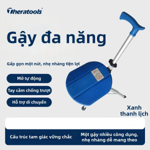 Theratools | Ghế Gậy Gập Điện Nhẹ Chống Trượt Mở Một Nút