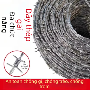 HUARUIHONG | Dây Kẽm Gai Dùng Làm Hàng Rào Thép Mạ Kẽm