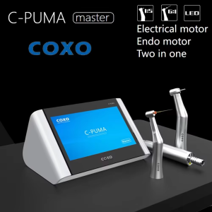 COXO SOCO C-PUMA Master Dental Electrical motor 2 In1 With Light Touch Screen Internal Water Channel Spray Handle 6: 1 Brushless