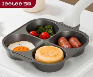 Jeetee | Non-stick Titanium 4-hole Omelette Pan
