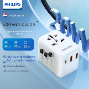 Philips | Universal Travel Adapter for UK and EU Standards