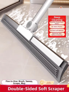 ZHIFAN | Floor Scraper Water Remover Mop Magic Broom