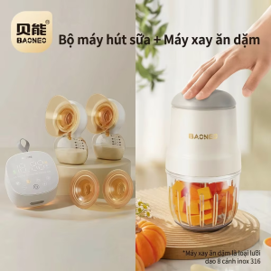 Baoneo | Máy Hút Sữa Điện Đôi Không Dùng Tay với Chức Năng Massage