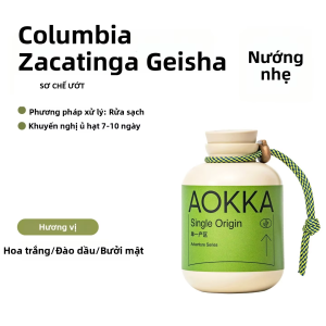 Hạt Cà Phê Colombia Gesha Rang Mới Tươi Pha Drip Tay Rửa Bằng Nước
