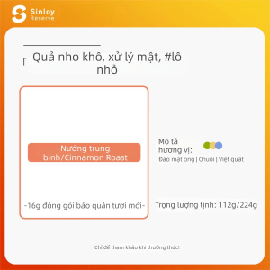 Sinloy Coffee | Cà phê hạt Fresh Shield chế biến theo phương pháp mật ong nho 112g/224g