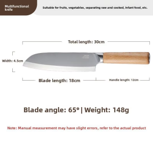 CAROTE | Sharp Slicing Meat Cleaver for Chef and Baby Food