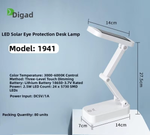 Yuanyi | Eye-Protecting Foldable Solar-Powered Desk Lamp