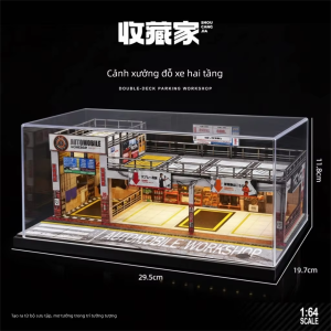 Mô Hình Cảnh Đỗ Xe Mini Bằng 1/64