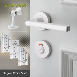 BAIJIAN | Occupancy Indicator Bathroom Lock 304 Stainless Steel