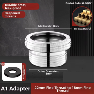 YEMO | Thread Conversion Adapter for Kitchen Faucet and Basin Water Purifier
