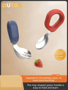 PUTOT | Baby Self-Feeding Training Spoon