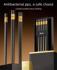 Suncha | Antimicrobial Mold-Resistant Heat-Resistant Chopsticks 10 Pairs