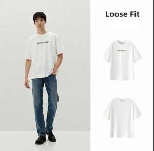 Semir | Letter Print Fashion Loose Round Neck T-Shirt