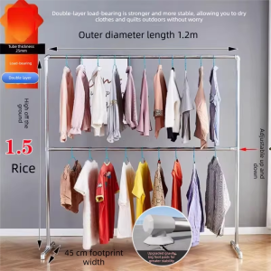 XIANXUNXUE | Thick Steel Standing Clothes Drying Rack