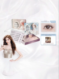 UIMO | Self-adhesive False Lashes Purple Crystal