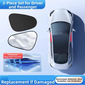 Sunscreen Heat Insulation Static Adhesive Car Window Sunshade