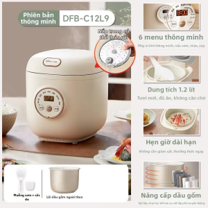Bear | Nồi Cơm Điện Mini Thông Minh 1-2 Người