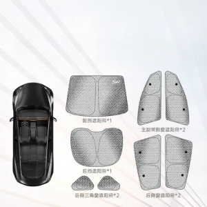 3W | Light Blocking Privacy Shade for Tesla Model Y Front Rear and Side Windows Revisions Edition