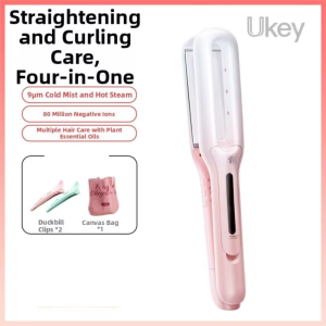 Ukey | Ionic Hair Straightener Steam & Cold Fog