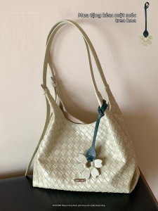 CHIO‘2ND |Túi tote đan len họa tiết Bohemian cỡ lớn