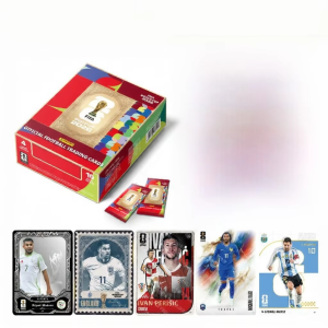 Collectible Official 2026 FIFA World Cup Football Card Messi Haaland
