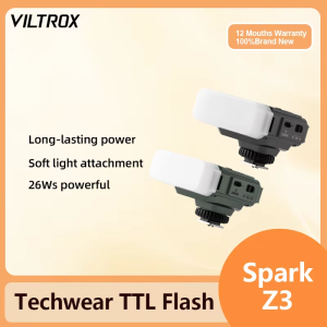 VILTROX | SPARK Z3 TTL On-Camera Flash 7 Speed Control Speedlite for Portrait Outdoor Shooting
