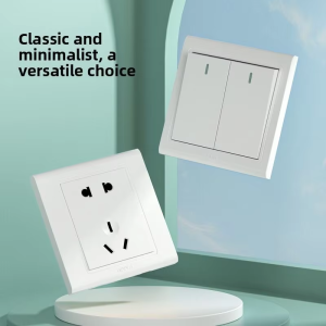 OPPLE | Single and Double Control Power Switch 86 Wall Plate
