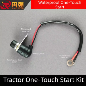 Diesel Engine Start Switch Button Ignition JK260 One Touch Start Switch Set Easy to Use Electronic Component Market