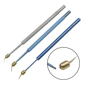 GREATLH Stainless Titanium Hemostatic Cautery Handle Cautery Hemostatic Tool Ophthalmic Instrument Three Type Choices