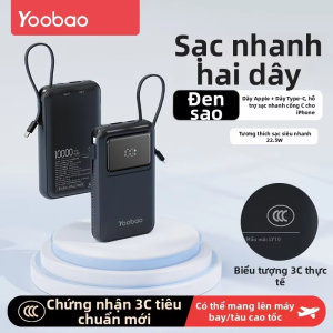 Yoobao | Pin Sạc Dự Phòng Có 2 Cổng USB 10000mAh