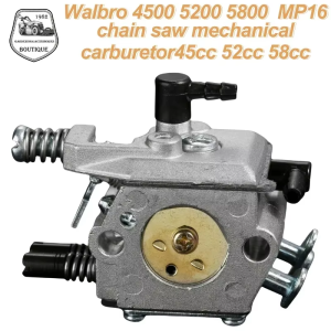 Mp16 Wal Bro Chainsaw 4500 5200 5800 45cc 52cc 58cc Chainsaw Carburetor Genuine Hot Selling