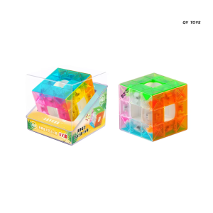 QY TOYS | Đồ Chơi Giáo Dục Rubik 3x3 Trong Suốt Từ Tính